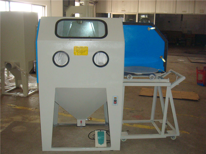 JC-900TD臺(tái)車(chē)轉(zhuǎn)盤(pán)密閉噴砂機(jī)
